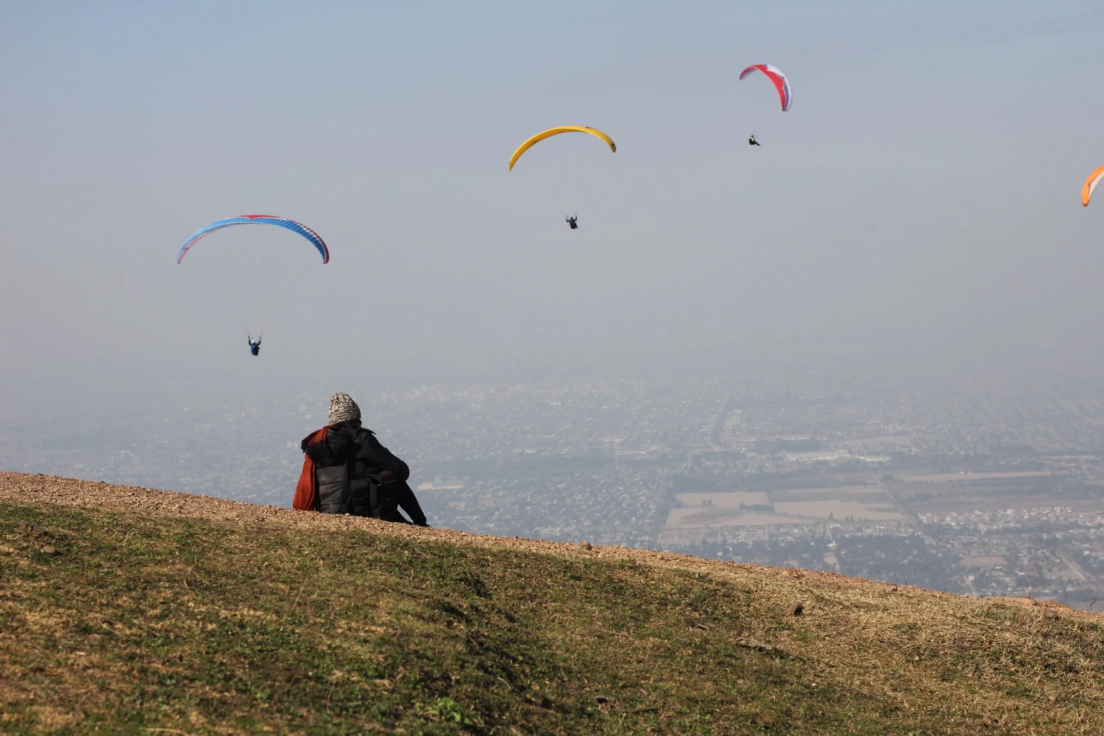 Parapente en Cerro San Javier