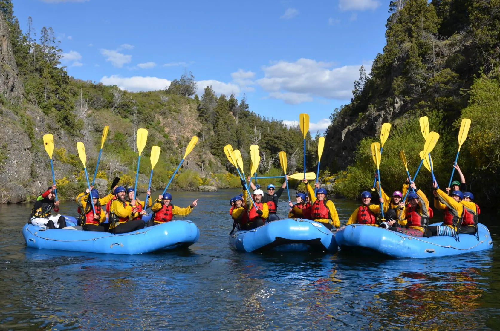 Rafting en el río Corcovado